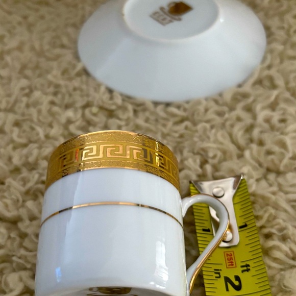 2 sets porcelain Demitasse cup and saucers. Coffee clutch, morning joe, quality - Picture 4 of 7